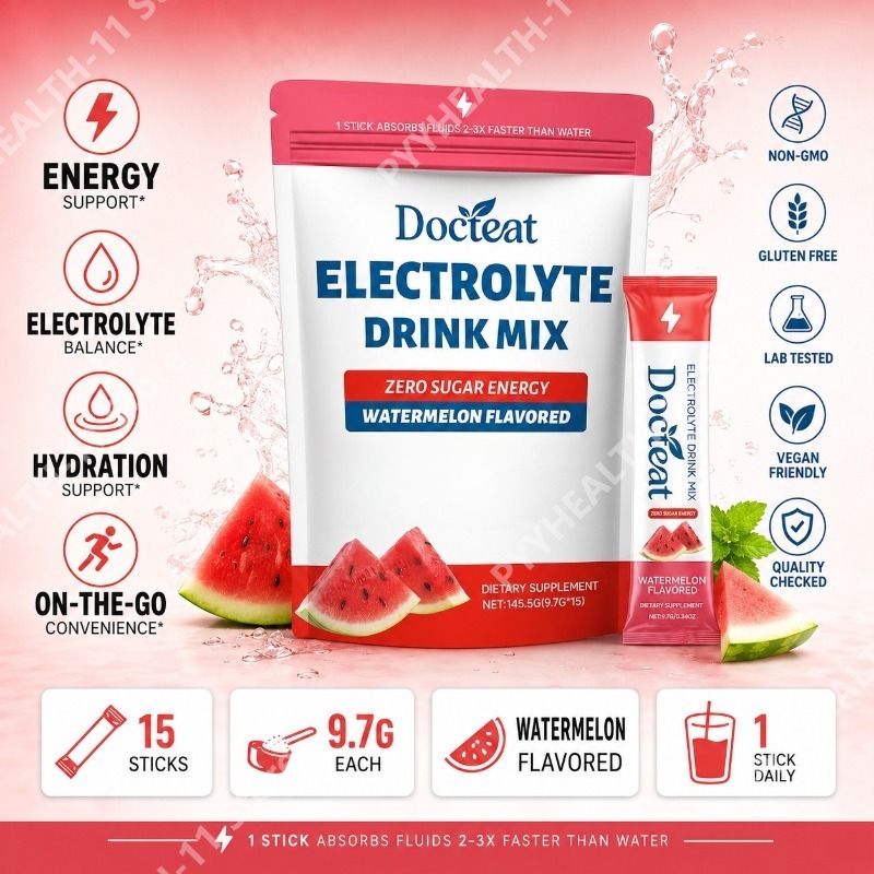 ผงเครื่องดื่มรสแตงโมผสมอิเล็กโ - Electrolyte Powder Pack บทวิจารณ์และราคา